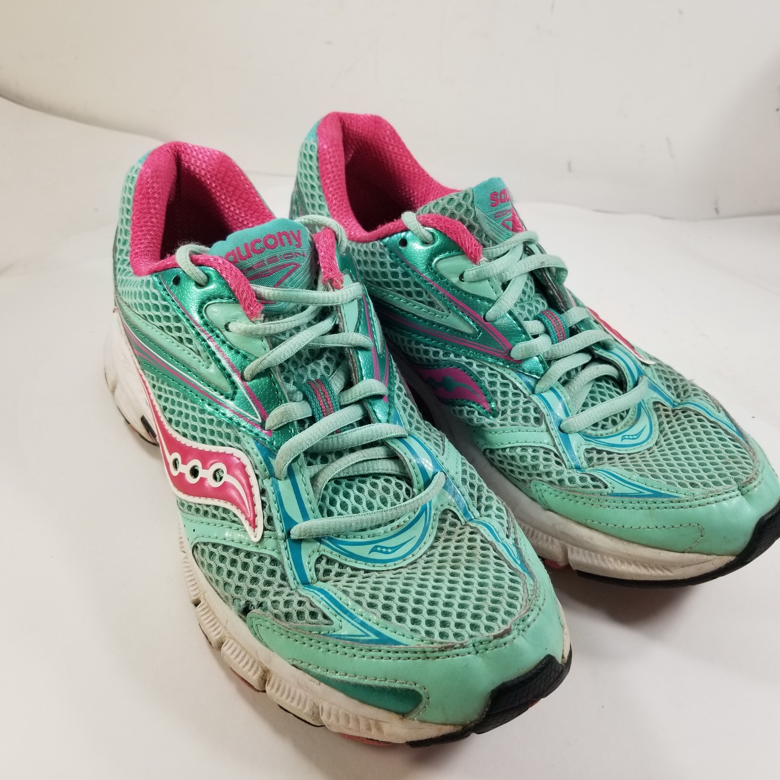 Saucony Womens Cohesion 8 S15218-4 Green Running Shoes Sneakers Size 8.5 thumbnail 3