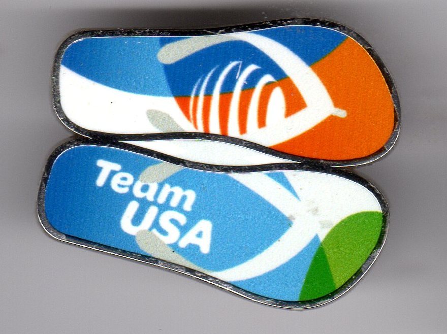 リオデジャネイロ2016オリンピックゲームNOCピン - USA Rio de Janeiro 2016 Olympic Games NOC Pin - USA #3d5843 | eBay