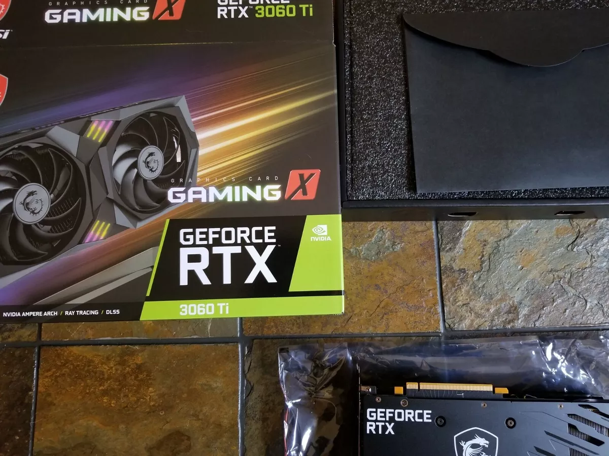 MSI NVIDIA GeForce RTX 3060 Ti Gaming X LHR 8GB GDDR6 Graphics Card