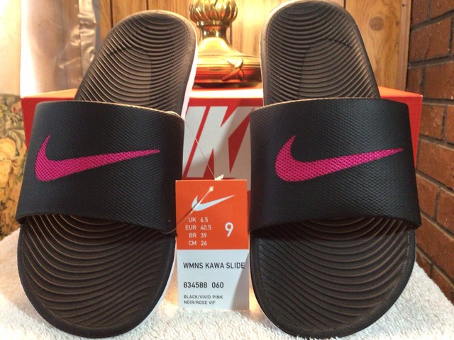 nike kawa slide pink