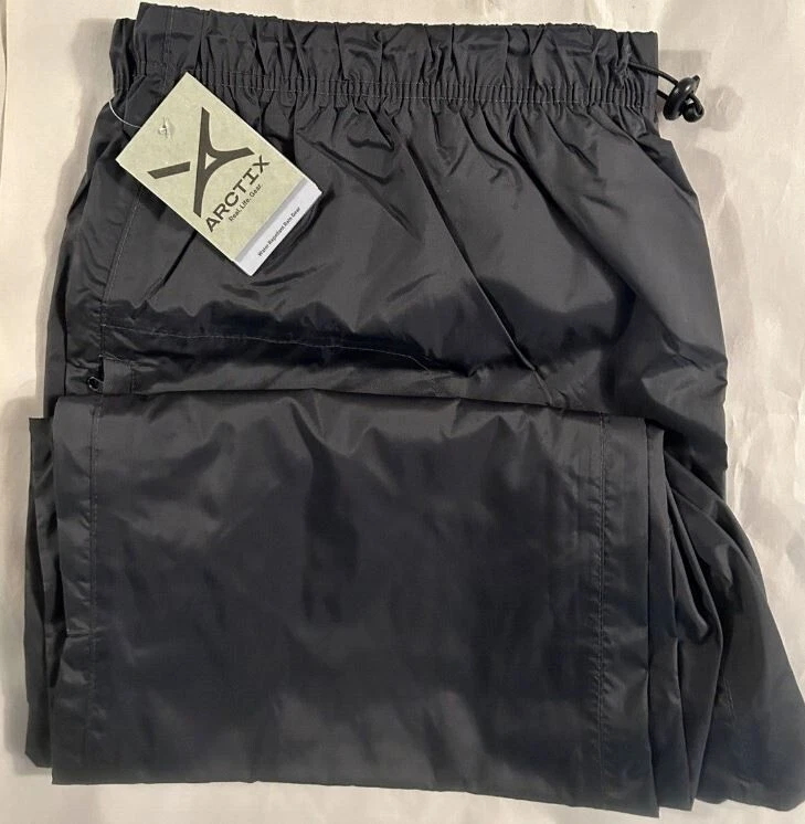 NEW Arctix Men's Storm Rain Pant, Charcoal, 4X-Large / 36L
