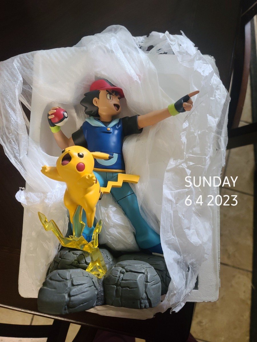 10th anniversary Pokemon Ash & Pikachu Cold Casted Porcelain