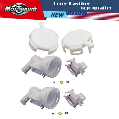 For Benz S500 S600 S430 Door Actuator Latch & Pair Air Cap Repair Kit