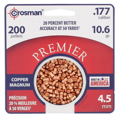 200 Stück Crosman Copper Magnum Diabolo Kaliber 4,5 mm .177