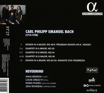 CARL PHILIPP EMANUEL BACH NEW CD
