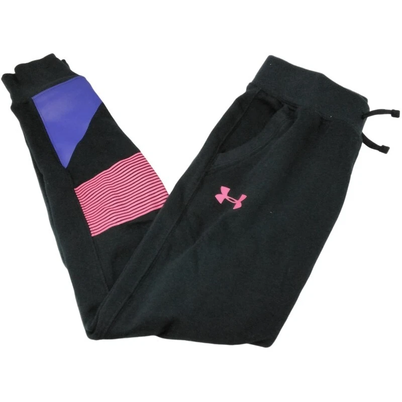 Pantalones deportivos Under Armour ColdGear cónicos niña medianos negros, rosas, azules Foto 2 de 3