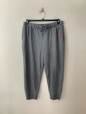 NWT! Sub_Urban Riot Women's Sz 2XL Embroidered Heart Joggers Sweat Pants Gray