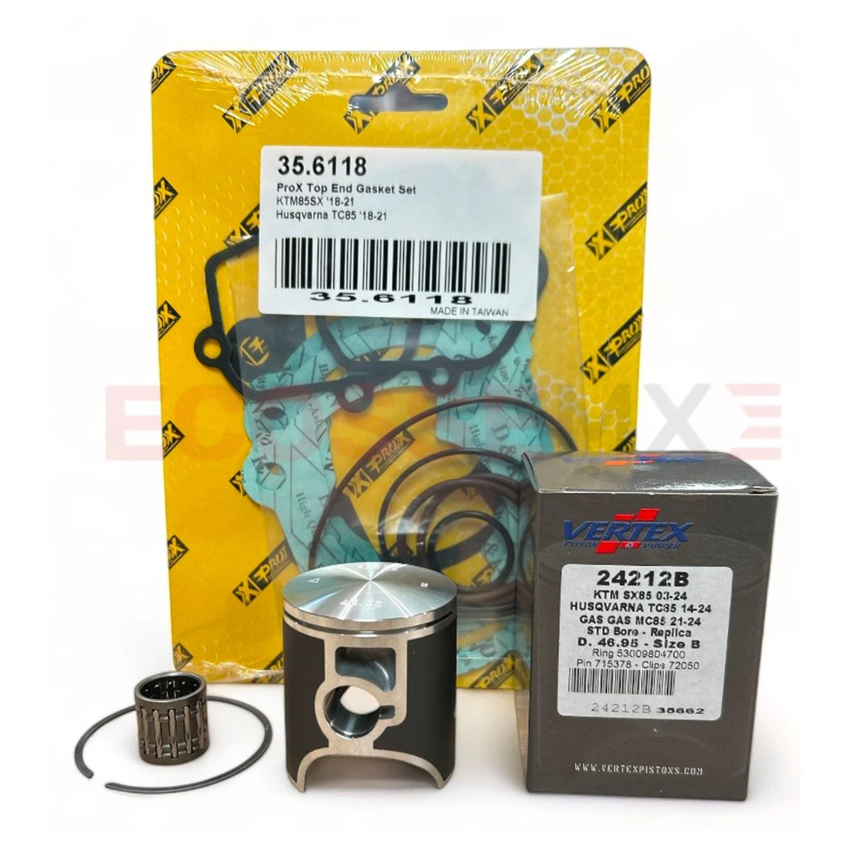 KTM85ＳＸハスクバーナＴＣ85ピストンVERTEXピストンセット Vertex Motorcycle Pistons, Rings & Piston Kits for KTM 85 for sale