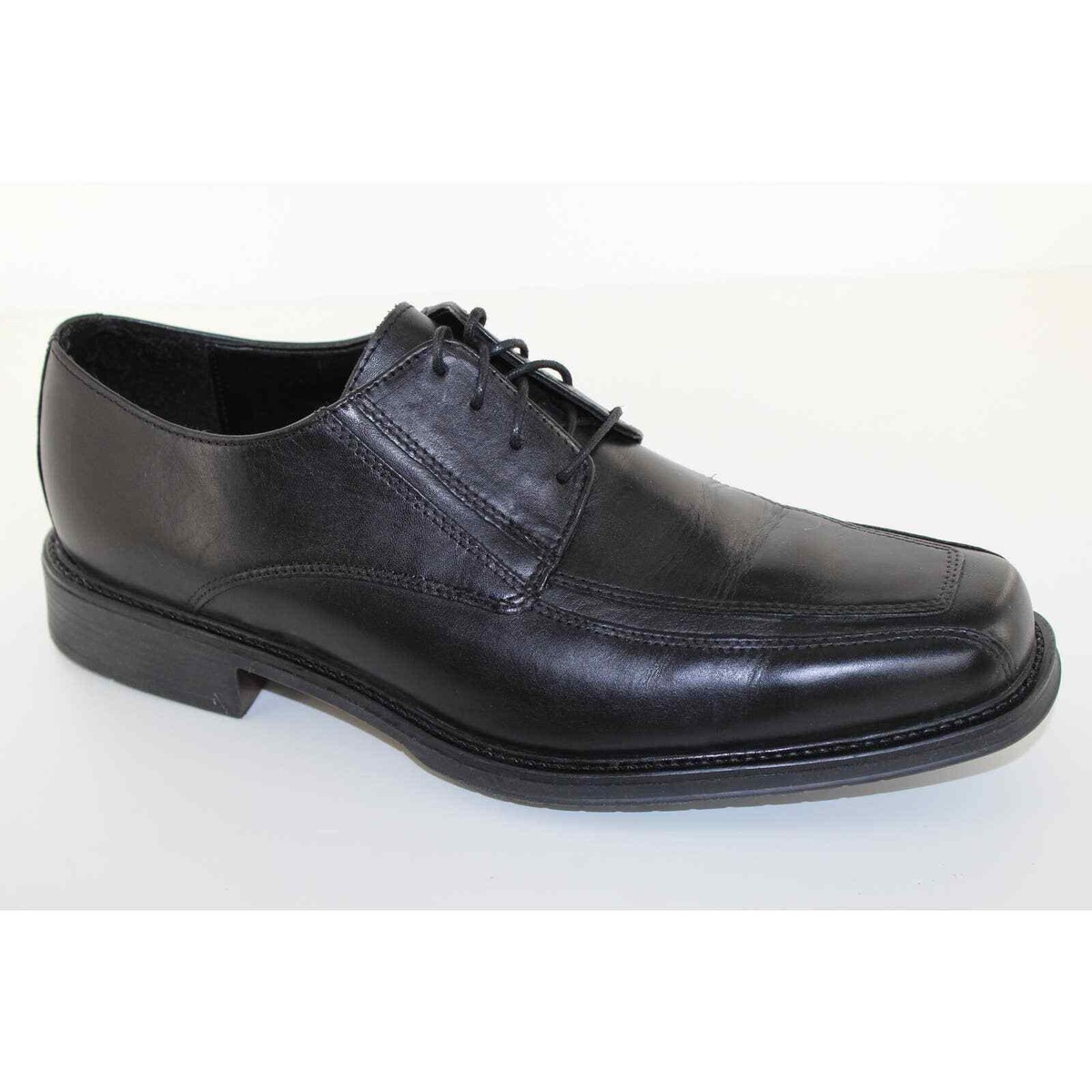 Bostonian Howes 26705 Men Size 11M Black Leather Solid Lace  display picture 1