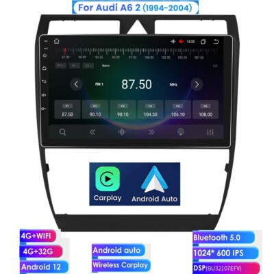 9'' 4+32G Android 11 GPS Carplay Autoradio BT HIFI WIFI USB für Audi A6 C5 S6 RS6
