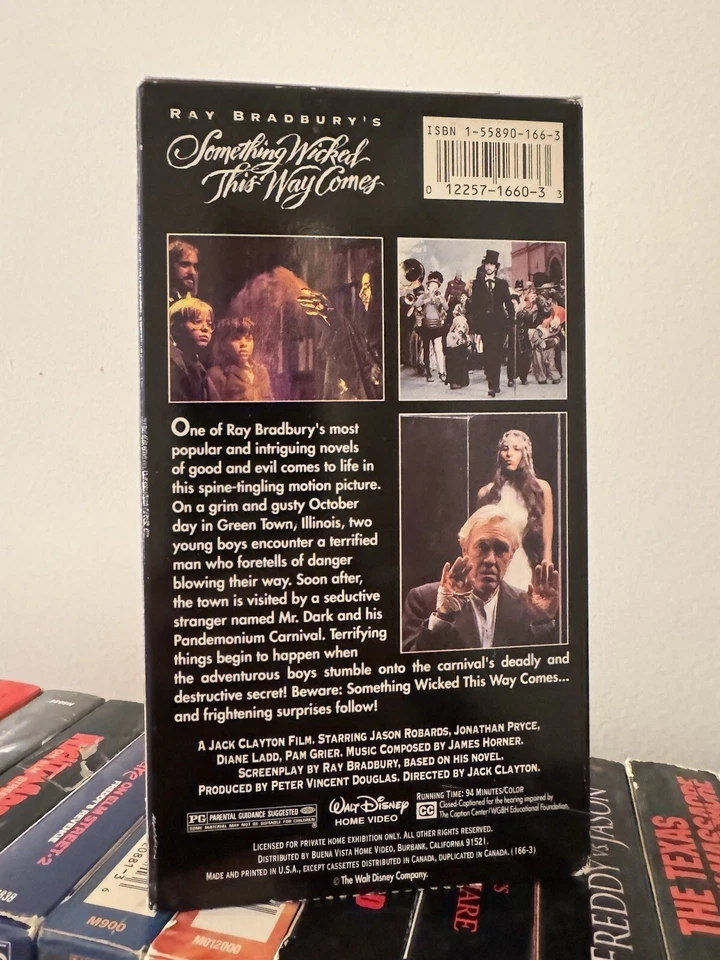 Something Wicked This Way Comes VHS  - Image 3 of 4