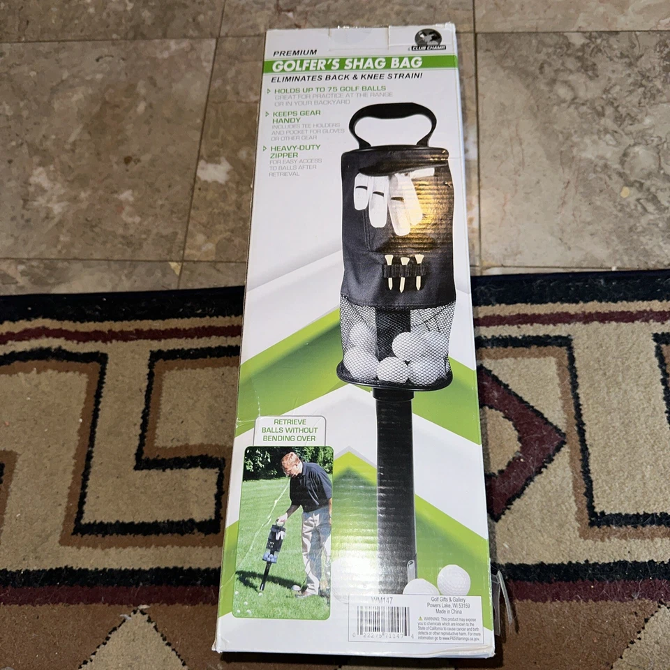 Bolsa peluda premium para golfistas Foto 3 de 4