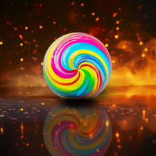 Bowling Ball SWEET STRIKE boule de bowling pour Spare Strike Funball avec motif