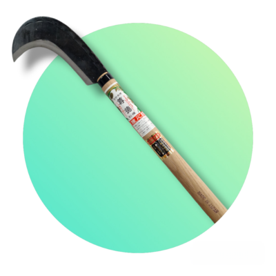 チロル　0910 Japanese Drop Point Farming Sickle 170mm DT718156 Garden Sickle