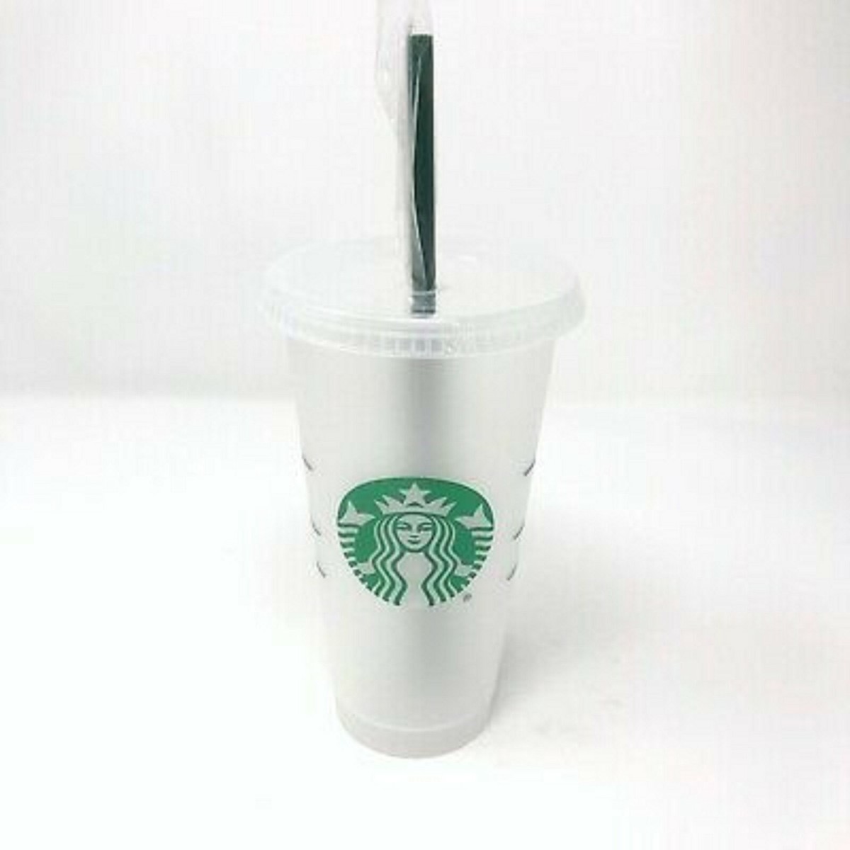 Starbucks Reusable Plastic Venti Cup Clear Frosted - 24 oz Cold | eBay