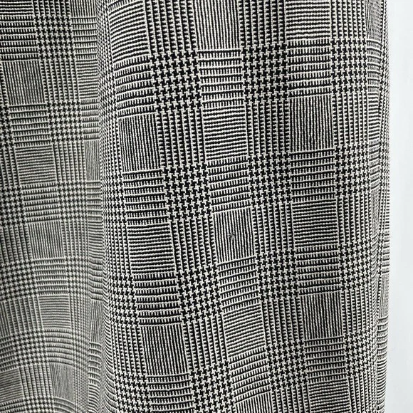 Calça Houndstooth de lã virgem Pendleton em preto branco tamanho 12 - Imagem 3 de 4