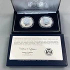 2025 US Mint .999 Silver Morgan + Peace $1's Rev. Pf. Set .86ASW each w/ogp L692
