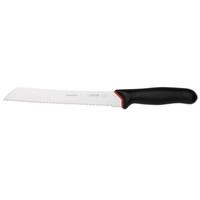 Giesser Brotmesser 21 Cm Schwarz Prime Line Wellenschliff-Klinge 218355 W 21