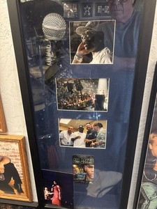 Autographed Nelly Microphone With Shadowbox