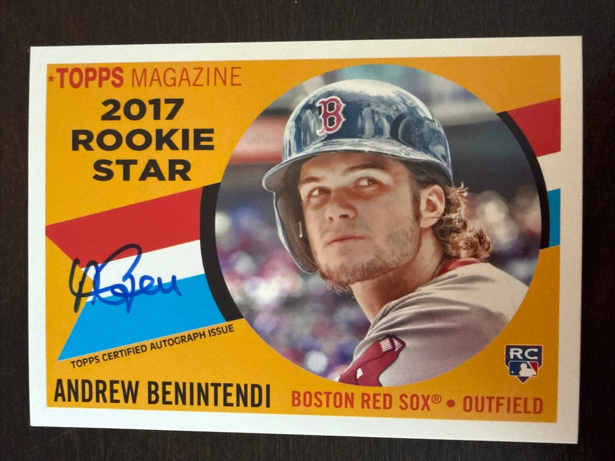 Andrew Benintendi Baseball Serial Numbered Sports Trading Cards