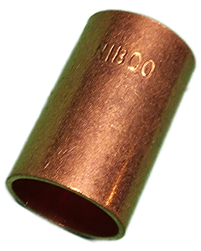 lot of 50 new nibco 1/2 in. Copper sweat coupling Fitting