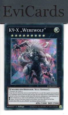 K9-X Werewolf - JUSH-DE037 - Super Rare - 1.Auflage