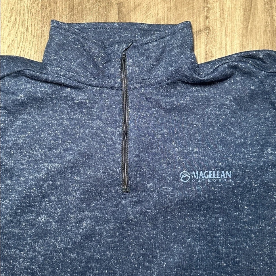 Pullover Magellan Azul Marino Brezo Cuarto Cremallera - Mediano Foto 4 de 4