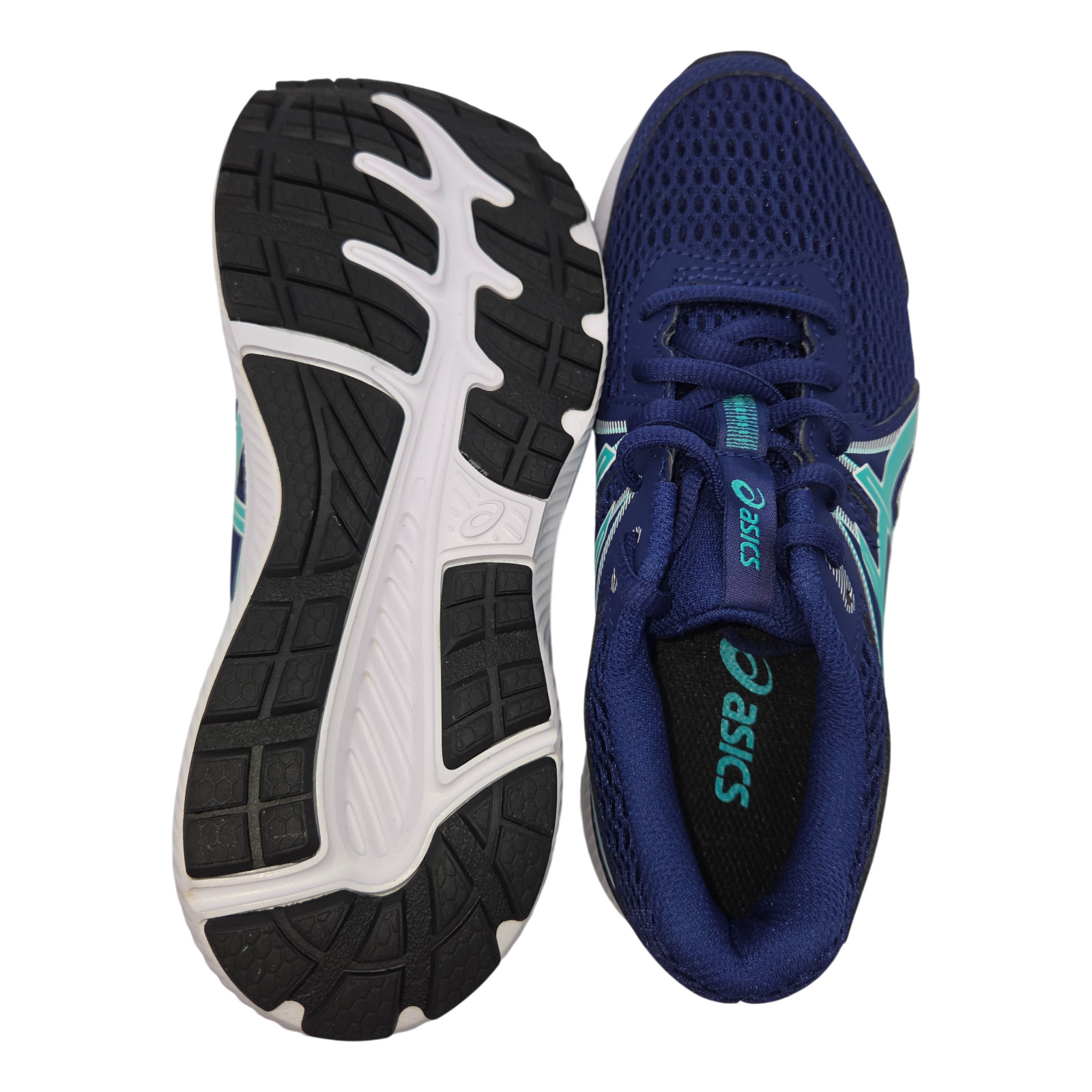 ASICS Contend 7 Kids Running Shoes - Size 2 - Dive Blue/Sea Glass thumbnail 8