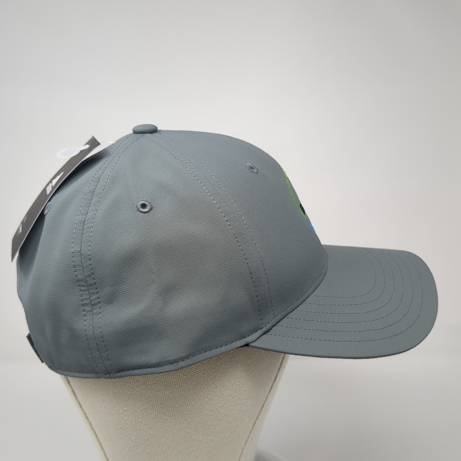 Bayer Strapback Baseball Cap Gray One Size Adjust… - image 5