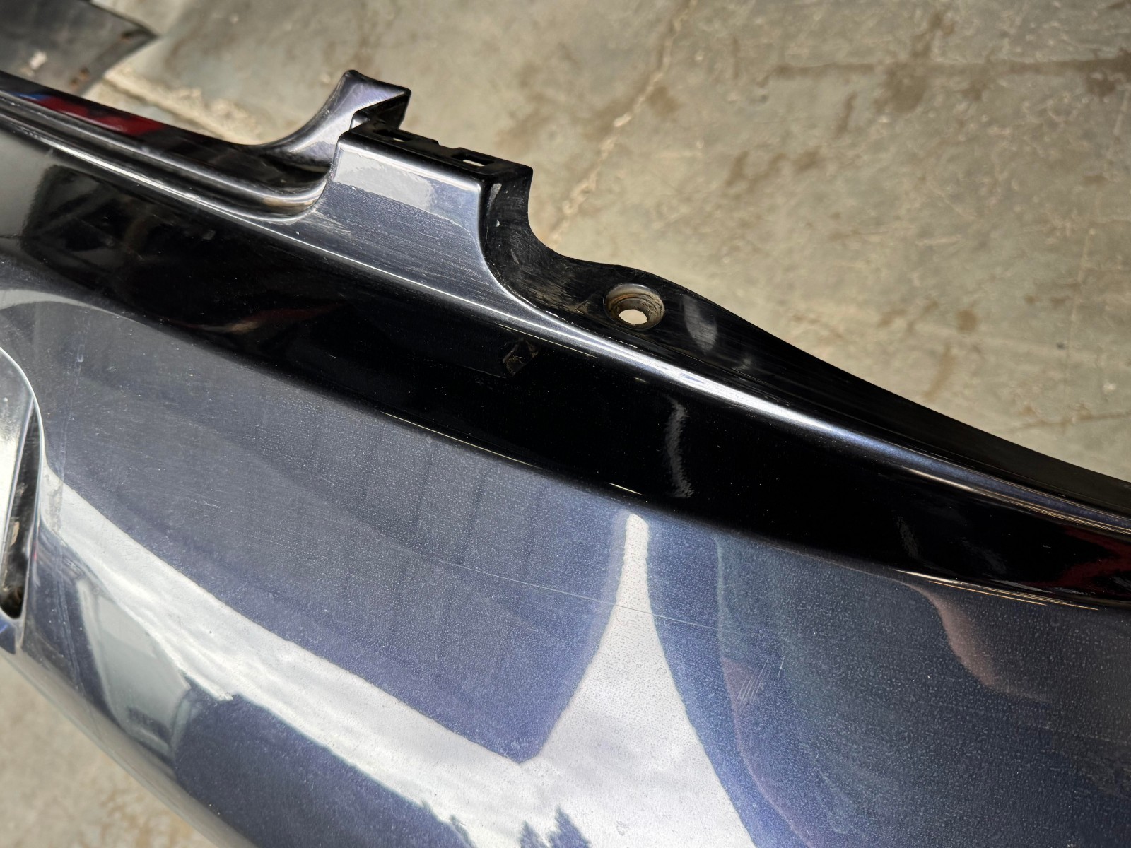 ❌DAMAGED❌ 2003-2010 Bentley Continental GT GTC Rear Bumper Cover OEM Blue LR5W