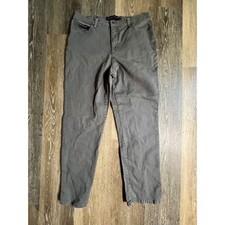 Gloria Vanderbilt Pants Women 10 Gray Amanda High Rise Tapered Classic Stretch