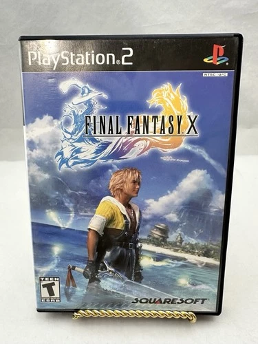 Final Fantasy X (PS2 PlayStation 2) Black Label Complete Very Nice - Tested