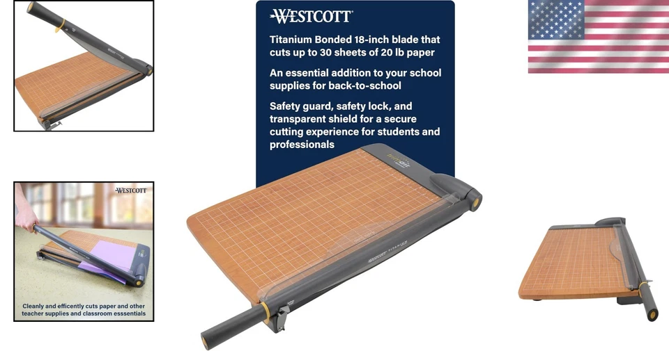 Cortador de papel escolar de hoja de titanio Foto 2 de 4