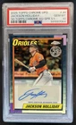 2025 Topps Chrome Jackson Holliday 1990 Auto Refractor SuperFractor #1/1 PSA 10