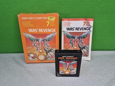 Yars Revenge Atari 2600 Videogame Europa mit Originalverpackung, Anleitung