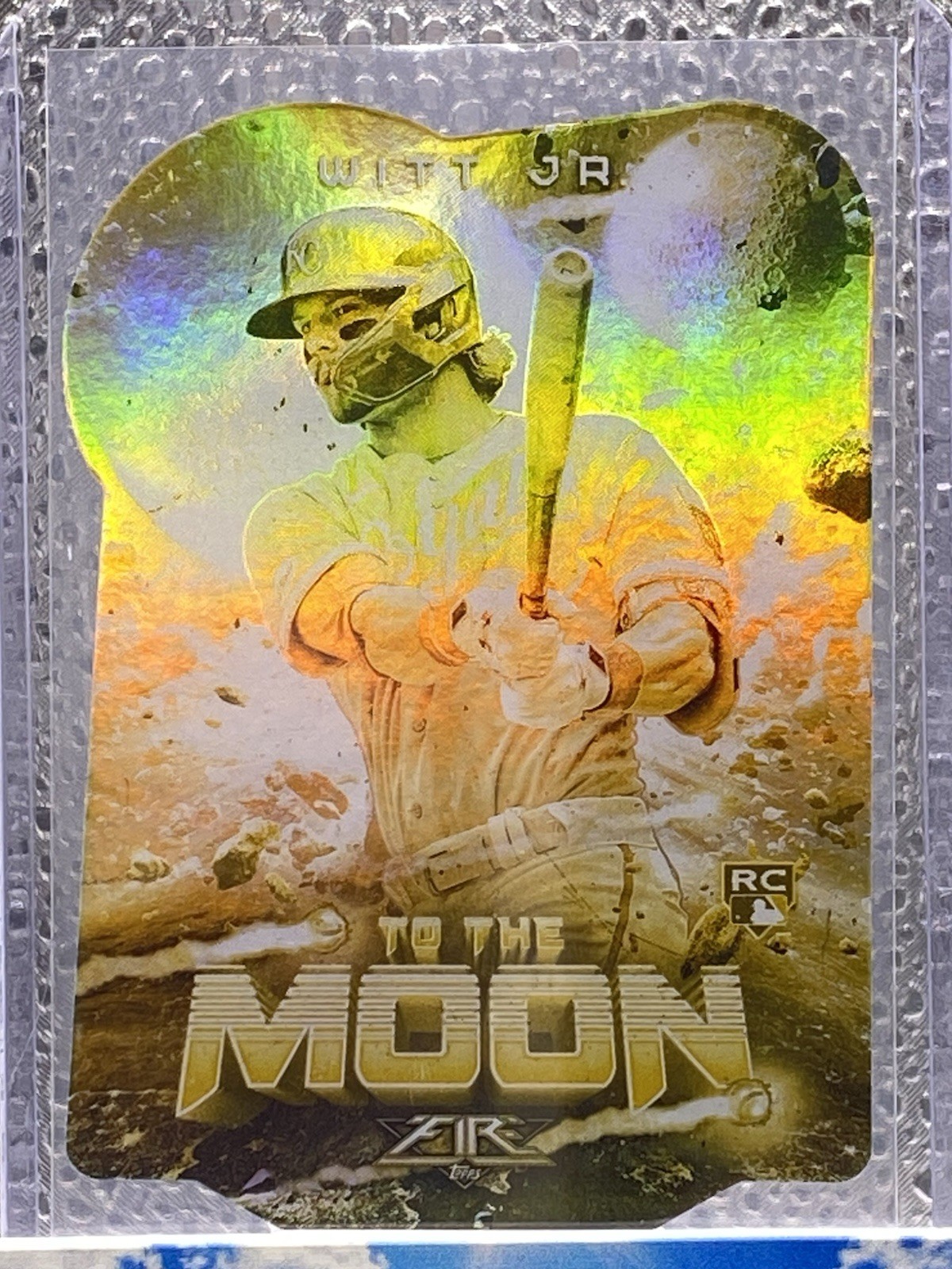 Bobby Witt Jr. 2022 Topps Fire To the Moon Gold Minted