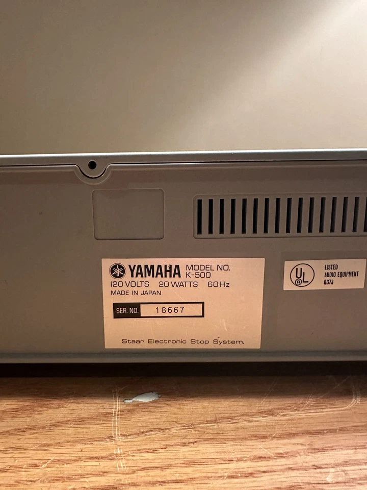 Кассетная дека YAMAHA K-500 - Изображение 4 из 4