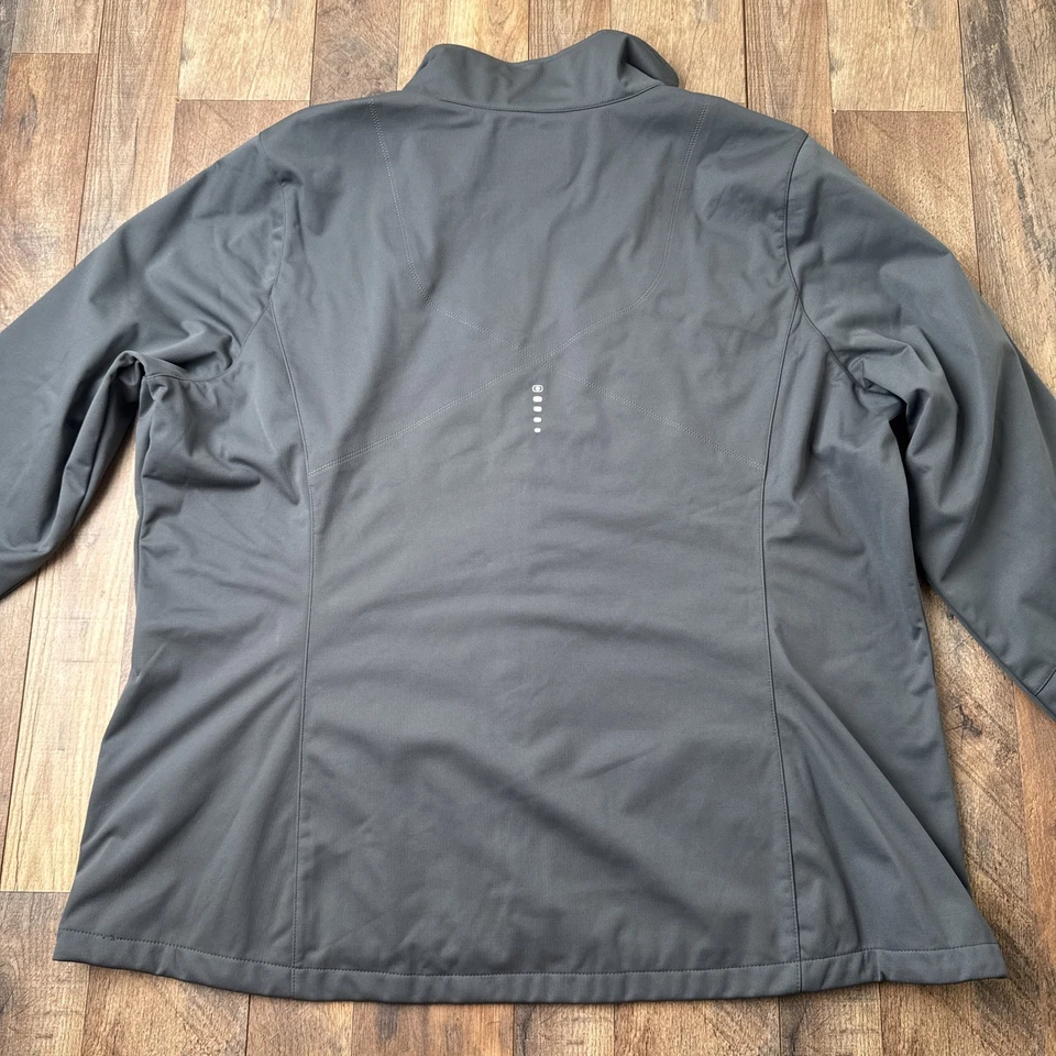 Chaqueta para mujer Ogio Endurance Crux Soft Shell 4XL gris cremallera completa golf 6905 Foto 2 de 4