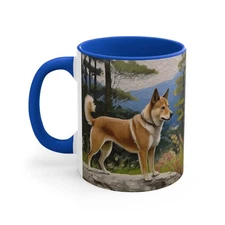 Shikoku - Japanese Hunting Dog 11oz Ceramic Accent Mug