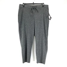 NEW Ava & Viv Pull On Drawstring Trousers Women's Plus 1X High Rise Stretch