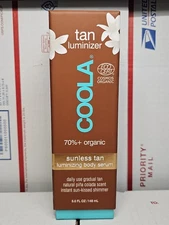 COOLA Tan Luminizer Sunless Organic Gradual Tan Luminizing Body Serum 5.0 oz NIB