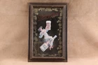 Vintage Wood Framed Olympia Beer Mirror 23.5" x 13.5" Collectible Bar Mirror