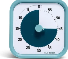 TIME TIMER Home MOD 60-Minute Visual Timer for Kids Study, Office & Meetings