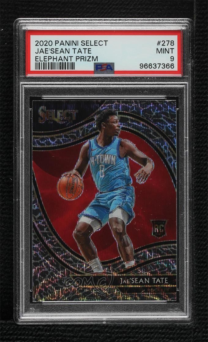 2020 Select Courtside Elephant Prizm Jae'Sean Tate #278 PSA 9 MINT Rookie RC 3hd