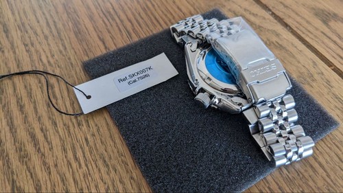 Seiko Black Boy 7S26-0020 SKX007K Plongeurs 200m Jour Date Automatique Montre - Photo 2 sur 5