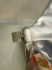 Agent Provocateur Demi Bikini White Gold Chain  S NEW TAGS Rare Luxury Swimwear