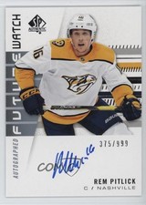 2019-20 SP Authentic Future Watch Rookies 375/999 Rem Pitlick #174 Auto 0a3