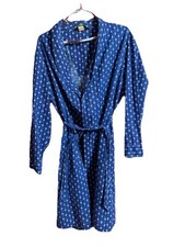 Vintage TRAVELER Men's Travel Robe Blue Perma-Press Large Blue