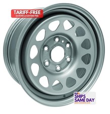 One 17inch Grey Steel Wheels 6lug Rim For Chevrolet Silverado 1500 Rf8 Rtx