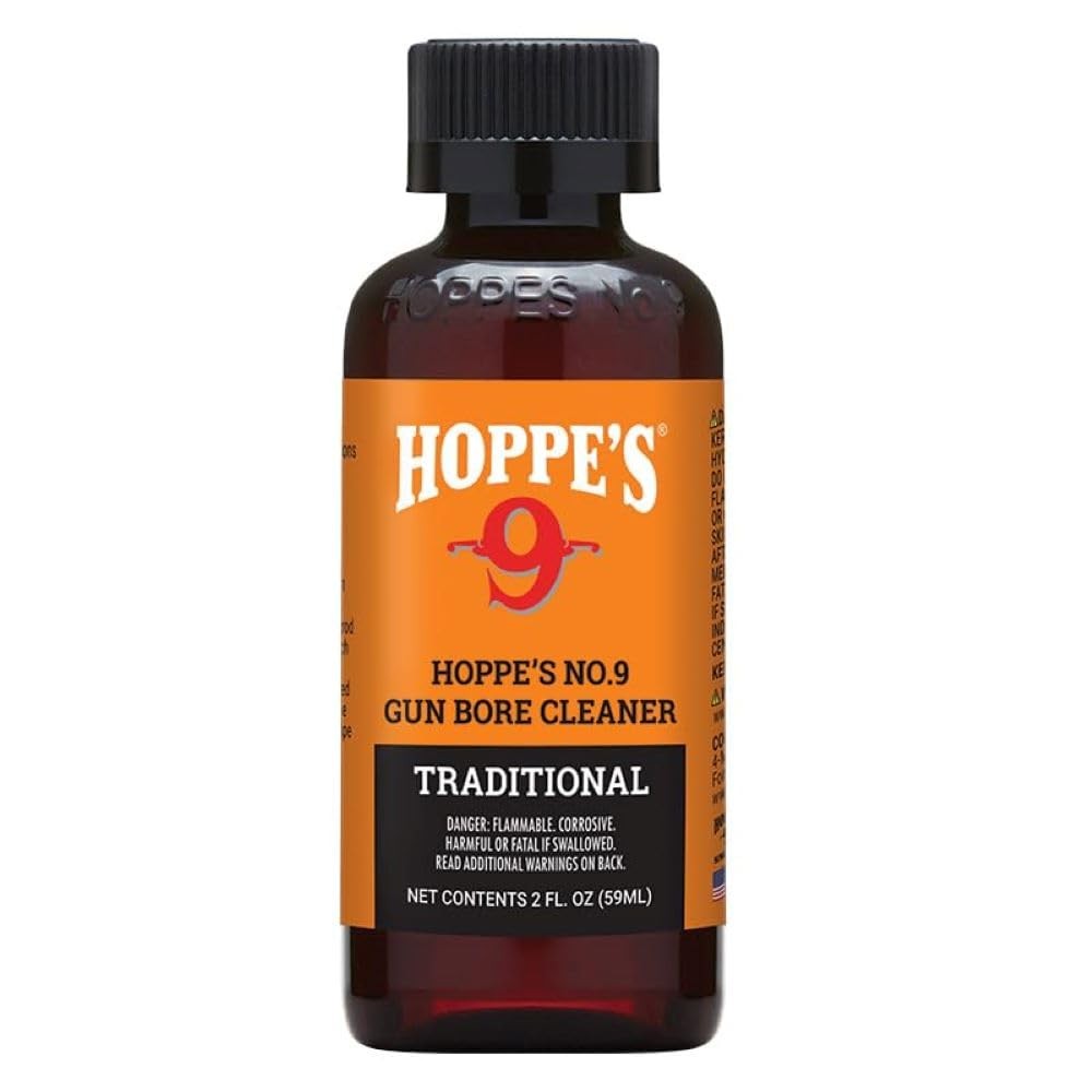 Hoppe's No. 9 Powder Solvent, 2 Ounce Bottle E/F 2 oz, 0